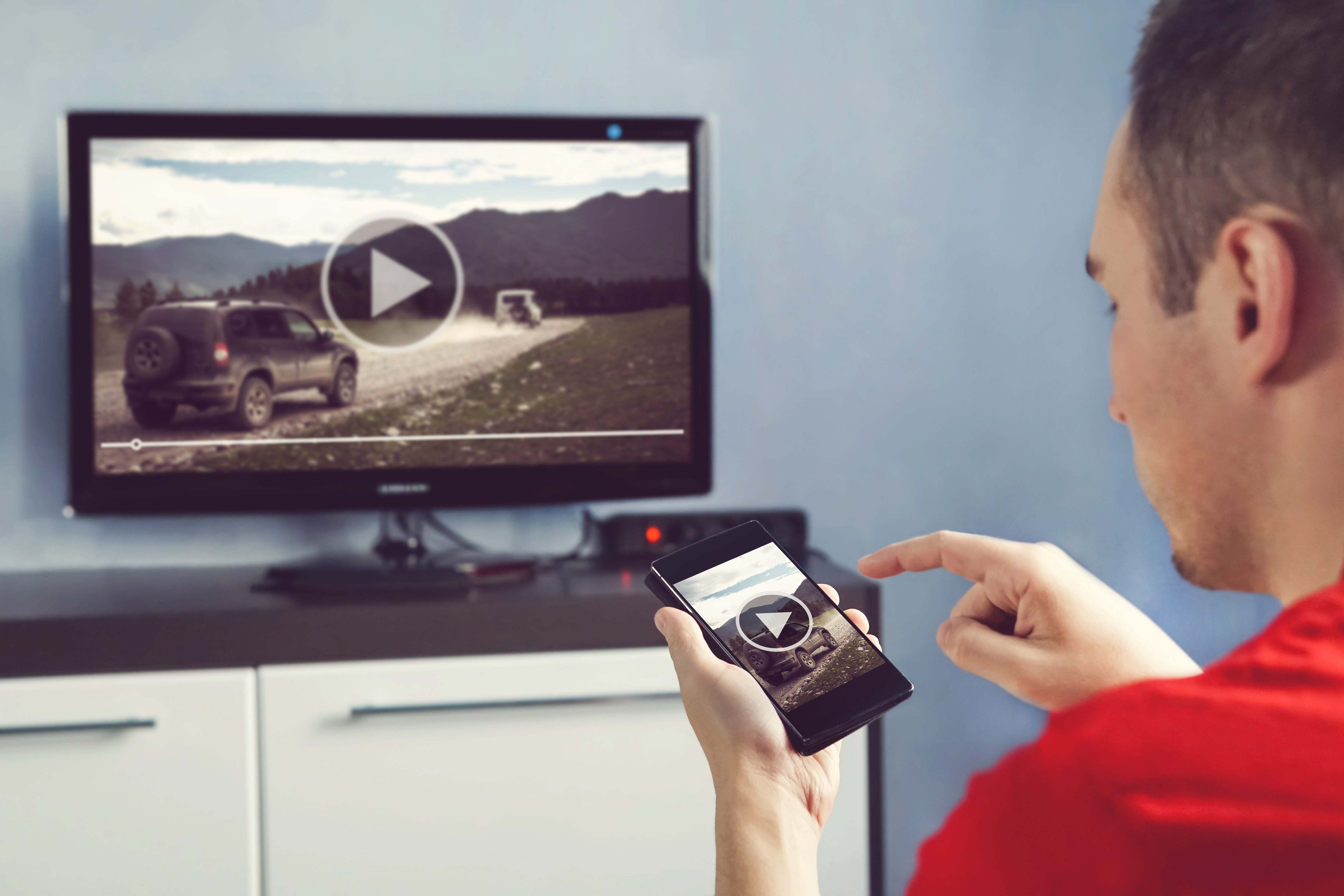 Connected TV and Mobile Phone